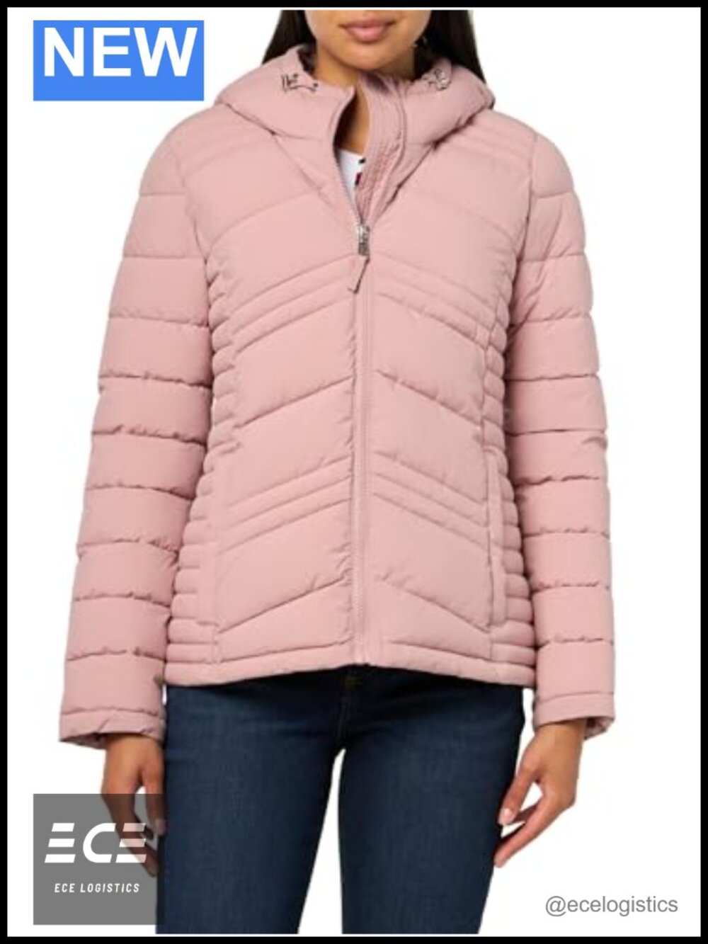 Women's Lightweight Packable Puffer Jacket Quilted Hooded Long Sleeve Zip Up